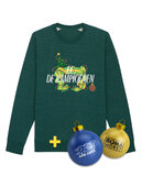 F.C. De Kampioenen - Heather Snow Glazed Green "Logo" Kerst Sweater