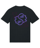 Lander & Adriaan - Black 'Purple logo' T-Shirt