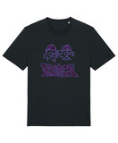 Lander & Adriaan - Black 'Purple logo' T-Shirt