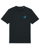 Lander & Adriaan - Black 'Blue logo' T-Shirt