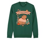 Niet Nu Laura - Bottle Green "Ovenhapibara" Unisex Sweater