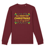 F.C. De Kampioenen - Burgundy "Dagschotel" Kerst Sweater