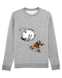 F.C. De Kampioenen - Heather Grey "Sneeuwbal" Kerst Sweater