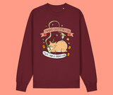 Niet Nu Laura - Burgundy 'Minder Kas opfretten' Unisex Sweater