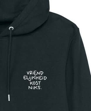 Arnoleon - Black 'Vriendelijkheid Kost Niets' Unisex Hoody