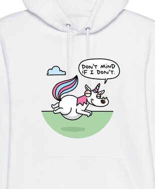 Arnoleon - White 'Eenhoorn' Unisex Hoody