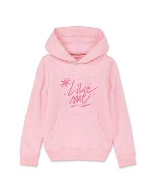 #LikeMe - Cotton Pink 'sparkling logo' hoody