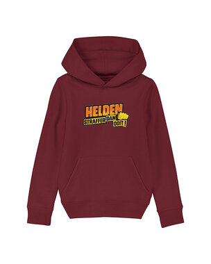 Helden - Burgundy 'Straffer dan ooit' Hoody