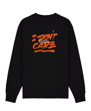 Regi - Black 'I don't care' Sweater