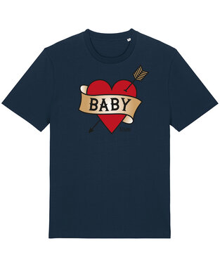 Thuis - Navy 'Baby' T-shirt (groot)