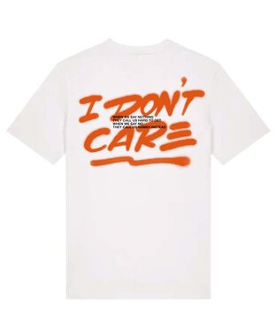 Regi - White 'I don't care' T-shirt