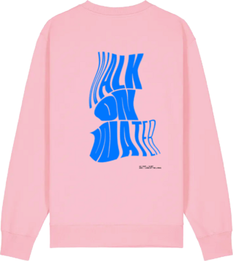 Regi - Cotton Pink 'Walk on water' Sweater