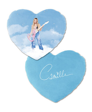 Camille - Sierkussen hart magie blauw