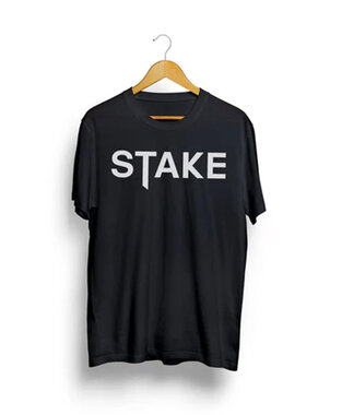 Stake - Black 'Logo' T-Shirt