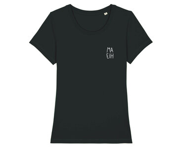 Niet Nu Laura - Dark Heather Grey "Ma Eih" Girls Shirt