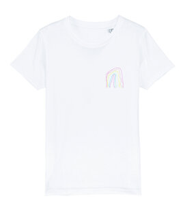 Maurice Lambrecht – White "Rainbow" T-Shirt