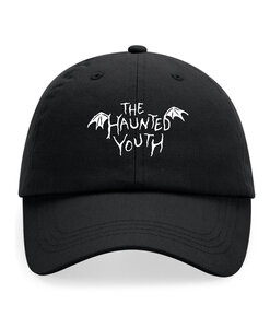 The Haunted Youth - Black 'Bat Logo' Cap