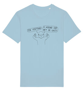 Sociaal Incapabele Michiel - Sky Blue 'Fok Voetbal'  T-Shirt 