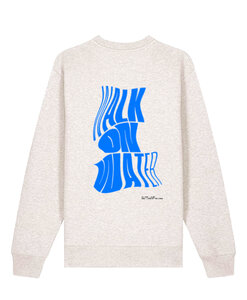 Regi - Heather Grey 'Walk on water' Sweater