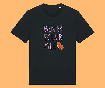 Niet Nu Laura - Black 'Ben er eclair mee' T-Shirt