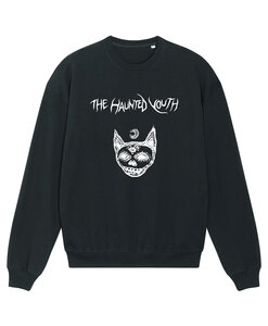 The Haunted Youth - Black 'Cat Face' Unisex Sweater