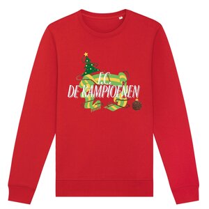 F.C. De Kampioenen - Red "Logo" Kerst Sweater