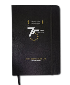 College of Europe - Black '75Y' Moleskine