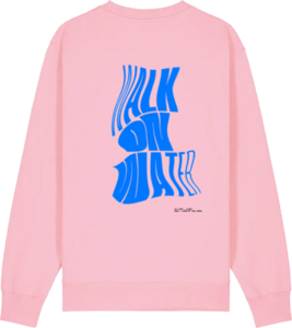 Regi - Cotton Pink 'Walk on water' Sweater