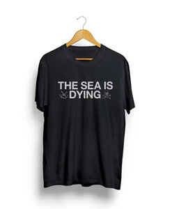 Stake - Black 'The sea is dying' T-Shirt