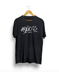 Stake - Black 'Anxious' T-Shirt