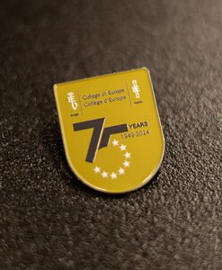 College of Europe - '75Y' Pin